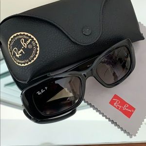 New rayban polarized sunglasses!  Black